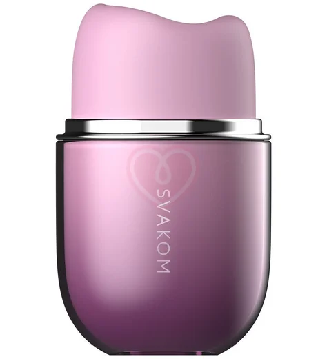 Вакуумный вибростимулятор клитора с имитацией куннилингуса Klitty Svakom лавандовый фото 7