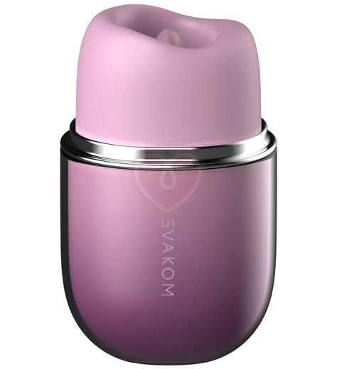 Вакуумный вибростимулятор клитора с имитацией куннилингуса Klitty Svakom лавандовый фото 9