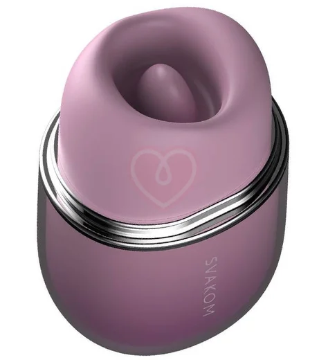 Вакуумный вибростимулятор клитора с имитацией куннилингуса Klitty Svakom лавандовый фото 11