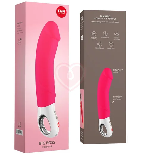 Вибратор Fun Factory Big Boss G5 красный фото 3