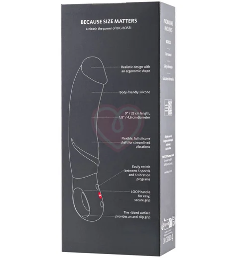 Вибратор Fun Factory Big Boss чёрный фото 4