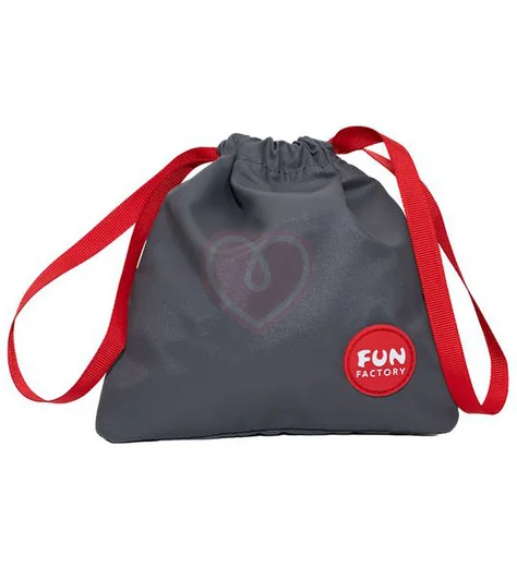 Сумка Fun Factory Toy Bag для хранения игрушек размер S 14х14 см тёмно-серая фото 1