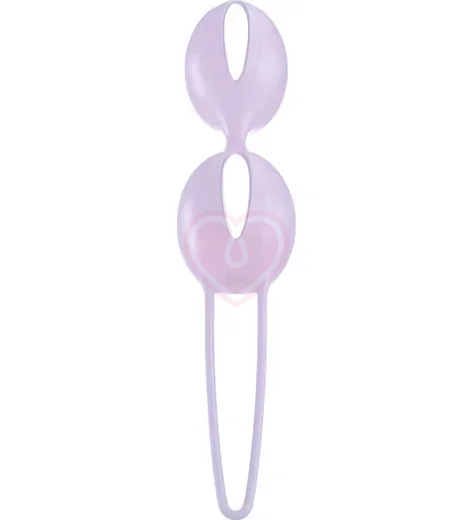 Вагинальные шарики Fun Factory Smartballs Duo сиреневые фото 1