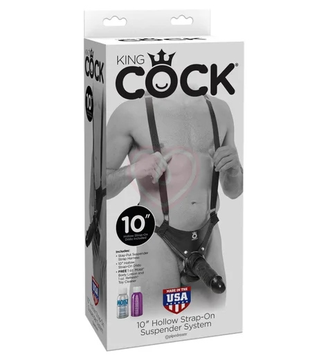 Фаллопротез с ремнями Hollow Strap-On Suspender System 25 см чёрный фото 7