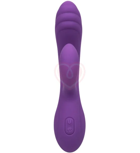 Вибратор с клиторальным кончиком Stella Liquid Silicone C Curve фото 2