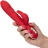Мягкий вибратор-кролик с нагревом Signature Heated Ultra-Soft Rabbit красный фото 4