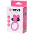 Эрекционное кольцо с вибропулей ToyFa A-Toys розовое фото 3