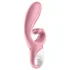 Вибратор с клиторальным стимулятором Satisfyer Hug Me розовый фото 3