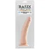 Фаллоимитатор на присоске Basix Rubber Works Slim with Cup 20 см телесный фото 2