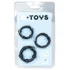 Набор из трёх эластичных колец ToyFa A-Toys чёрные фото 3