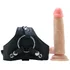 Страпон с реалистичной насадкой Ouch! Realistic Strap-On 20 см телесный фото 3