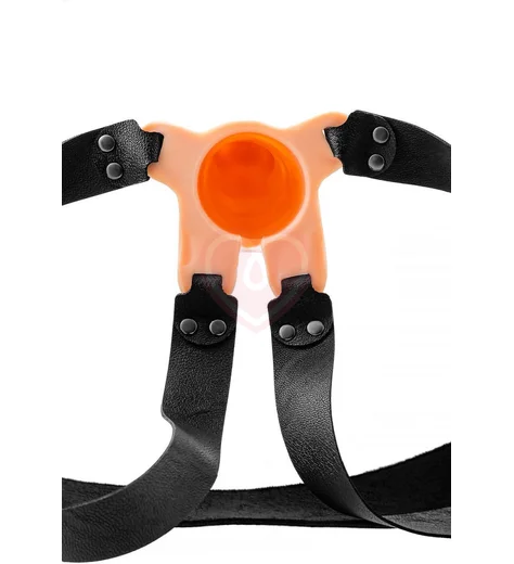 Фаллопротез с креплением RealStick Strap-On Conall телесный фото 3