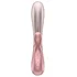Вибратор с клиторальным стимулятором, подогревом и приложением Satisfyer Hot Lover розовый фото 3