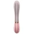 Вибратор с клиторальным стимулятором, подогревом и приложением Satisfyer Hot Lover розовый фото 4