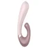 Вибратор Satisfyer Heat Wave с клиторальным стимулятором и нагревом пыльно-розовый фото 4
