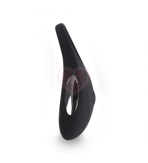 Эрекционное кольцо с вибрацией Thor Cockring Black черное фото 3