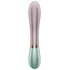 Вибратор с клиторальным стимулятором, подогревом и приложением Satisfyer Hot Lover розово-зелёный фото 4