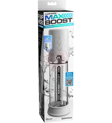 Вакуумная помпа Pump Worx Max Boost прозрачная фото 2