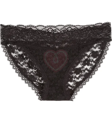 Вибратор для клитора с пультом Lace Panty Set L/XL чёрный фото 6