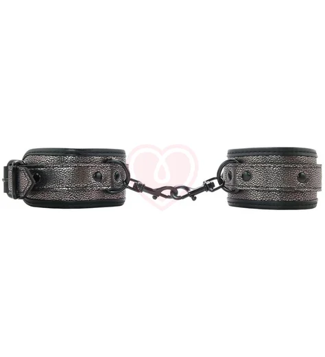 Наручники Ouch! Elegant Wrist Cuffs серые фото 2