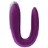 Парный вибратор Satisfyer Double Fun с управлением от приложения или пульта фиолетовый фото 2
