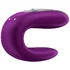 Парный вибратор Satisfyer Double Fun с управлением от приложения или пульта фиолетовый фото 4