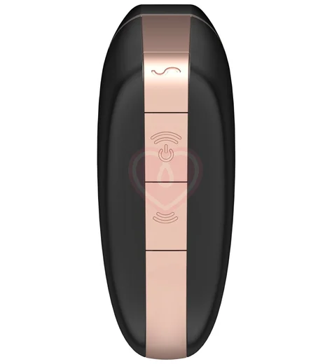 Вакуумный стимулятор с приложением Satisfyer Love Triangle чёрный фото 5