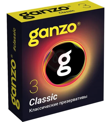 Презервативы Ganzo Classic классические с обильной смазкой 3 шт фото 1
