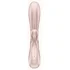 Вибратор с клиторальным стимулятором, подогревом и приложением Satisfyer Hot Lover жемчужный фото 4