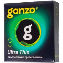 Ультратонкие презервативы Ganzo Ultra thin 3 шт