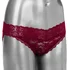 Вибратор для клитора с пультом Lace Panty Set L/XL бордовый фото 7