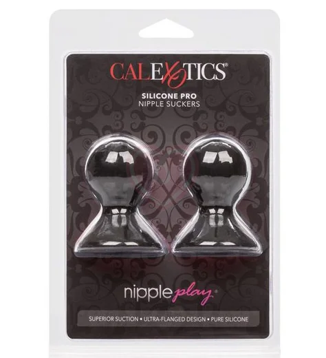 Силиконовые присоски для сосков Nipple Play Suckers чёрные фото 4