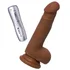 Реалистичный вибратор ToyFa RealStick Elite Mulatto мулат 13 см фото 6