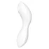 Вибратор с вакуумной стимуляцией Satisfyer Curvy Trinity 5+ и приложением белый фото 3
