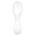 Вибратор с вакуумной стимуляцией Satisfyer Curvy Trinity 5+ и приложением белый фото 5