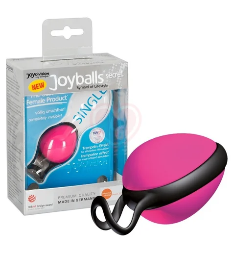 Вагинальный шарик Joyballs Secret розовый фото 2