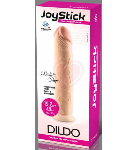 Фаллоимитатор реалистик JoyStick Realistic Shape 19 см телесный фото 3