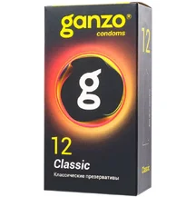 Презервативы Ganzo Classic классические с обильной смазкой 12 шт