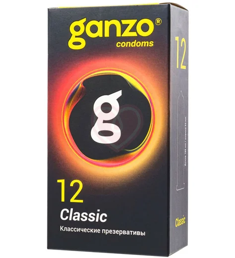 Презервативы Ganzo Classic классические с обильной смазкой 12 шт фото 1
