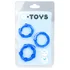 Набор из трёх эластичных колец ToyFa A-Toys синие фото 4