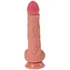 Силиконовый реалистичный фаллоимитатор Real Dual Layer 23 см фото 3