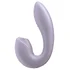 Гибкий вибратор с вакуумным стимулятором и приложением Satisfyer Sunray сиреневый фото 5