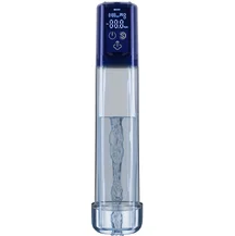 Вакуумная помпа с кольцами Realov Bathfun Pro Ai Aqua Penis Pump синяя