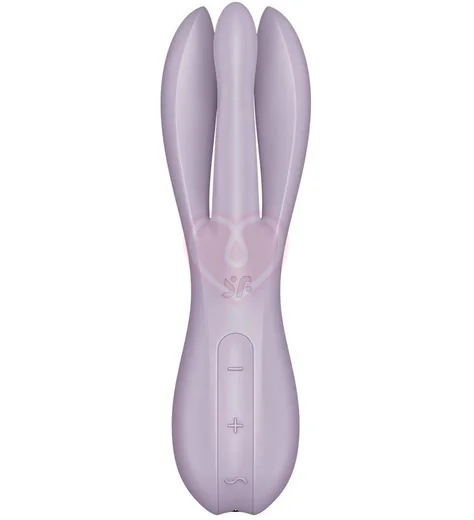 Вибростимулятор Satisfyer Threesome 2 с тремя кончиками фиолетовый фото 1