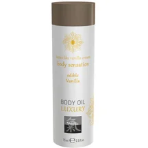 Съедобное масло для тела Shiatsu Body Oil Luxury Ваниль 75 мл