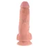 Фаллоимитатор на присоске с мошонкой King Cock with Balls 20 см телесный фото 5