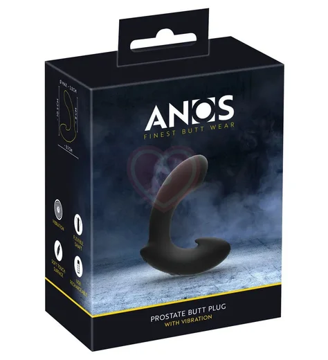 Анальный вибростимулятор Anos Mini Prostate Plug фото 2