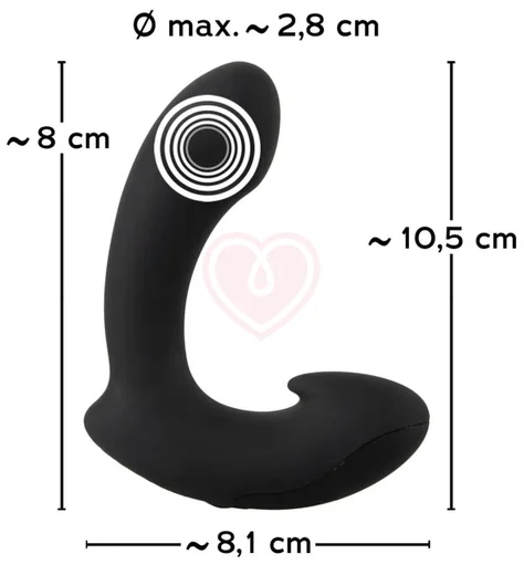 Анальный вибростимулятор Anos Mini Prostate Plug фото 3