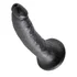 Фаллоимитатор на присоске King Cock 19 см чёрный фото 3