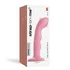 Вибратор с пульсирующей головкой Strap-On-Me Tapping Dildo Wave M розовый фото 15